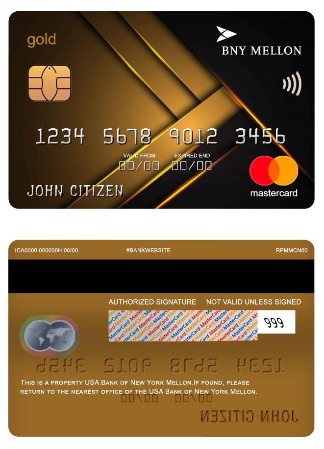 USA Bank of New York Mellon mastercard